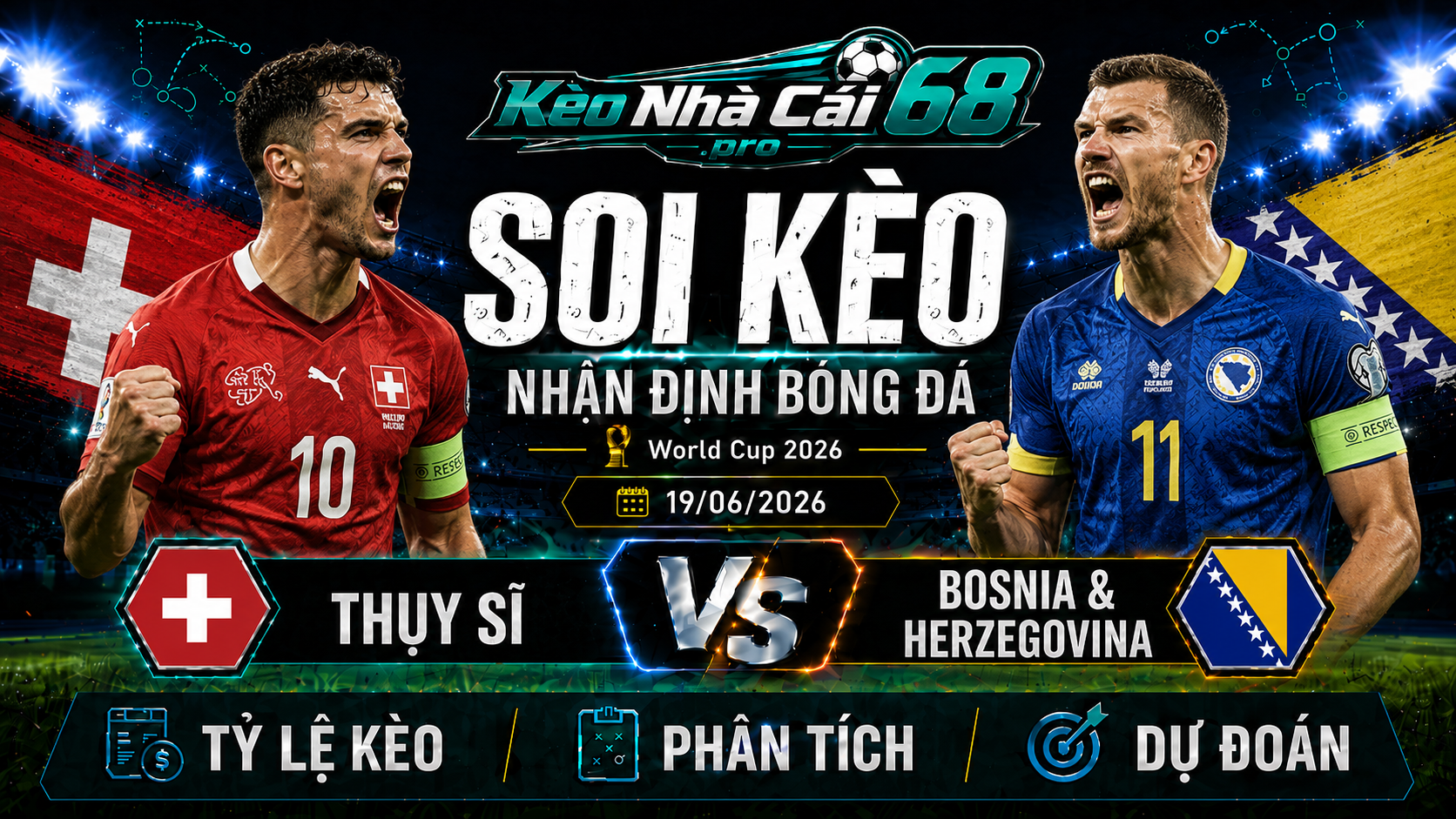 Đội hình dự kiến trước trận Thụy Sĩ vs Bosnia & Herzegovina Đội hình dự kiến trước trận Thụy Sĩ vs Bosnia & Herzegovina